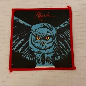 RUSH Vintage Patch Blue Owl Fly By Night Square